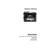 Epson WorkForce 840 manual cover