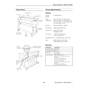 Epson Stylus Pro 7800 Professional manual cover