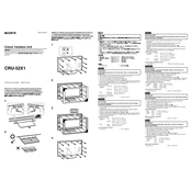 Sony CRU-52X1 manual cover