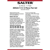 Salter BW05751 Megastone 3 Piece Set manual cover