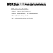 KORG N364 manual cover