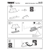 Thule Tracrac 29610XT manual cover