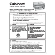 Cuisinart CGG-306 manual cover