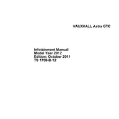 Vauxhall GTC 2011 manual cover