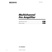 Sony TA-P9000ES manual cover