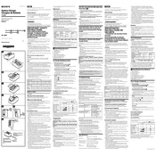 Sony BC-QM1 manual cover