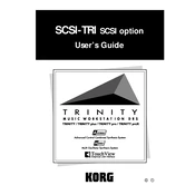 KORG SCSI-TRI manual cover