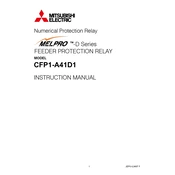 Mitsubishi Electric CFP1 A41D1 manual cover