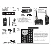 Whistler WS1040 Handheld Radio Scanner manual cover