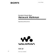 Sony NW-S4 manual cover