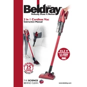 Beldray BEL0658 2 in 1 Cordless Vac manual cover