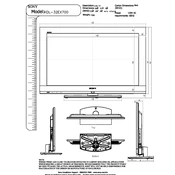 Sony KDL-32EX700 manual cover