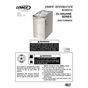 Lennox EL195UHNE manual cover