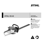 Stihl HS 45 manual cover