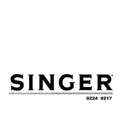 Singer 9224, 9217 manual cover