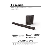 Hisense HS219 manual cover