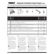 Thule Podium Fixpoint 460 manual cover