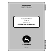 John Deere Tango E5 manual cover