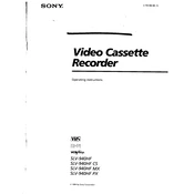 Sony SLV-940HF CX manual cover