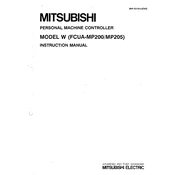 Mitsubishi Electric FCUA MP200 MP205 manual cover