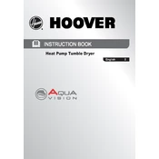 Hoover DMH D1013A2-80 manual cover