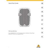 Behringer PK112A manual cover