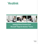 Yealink Updating Phone Firmware from Microsoft Skype manual cover