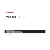 Pioneer VSX-532 manual cover