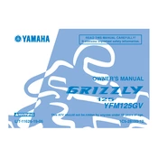 Yamaha YFM125GW Grizzly 125 2007 EN manual cover