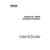 Epson BrightLink 455 Wi manual cover