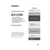 Onkyo HT S590 manual cover