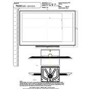 Sony XBR-46HX909 manual cover