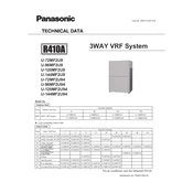 Panasonic U-72MF2U9, U-96MF2U9, U-120MF2U9 manual cover