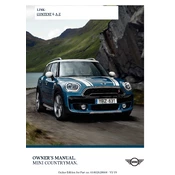 Mini Countryman 2020 manual cover