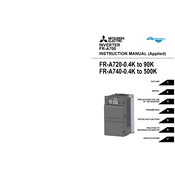 Mitsubishi Electric FR A700 manual cover