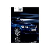 BMW 128i Convertible 1 Series 2009 manual cover