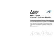 Mitsubishi Electric A800 E, F800 E manual cover