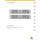 Behringer KM750 manual cover