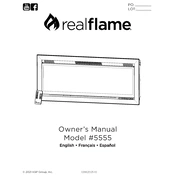 Realflame 5555 manual cover