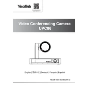 Yealink UVC86 manual cover