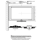 Sony KDL-46XBR8 manual cover