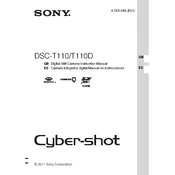 Sony DSC-T110 manual cover