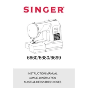 Singer 6660, 6680, 6699 manual cover