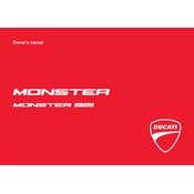 Ducati Monster 821 2016 manual cover