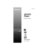 Sony DVP-NC680V manual cover