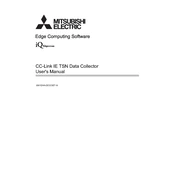 Mitsubishi Electric CC-Link IE TSN Data Collector manual cover