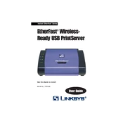 Linksys PPS1UW USB PrintServer manual cover