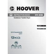 Hoover DYC 893B-80 manual cover