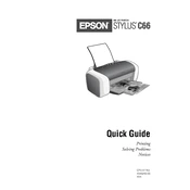 Epson Stylus C66 manual cover