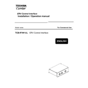 Carrier Toshiba TCB-IFVN1UL manual cover